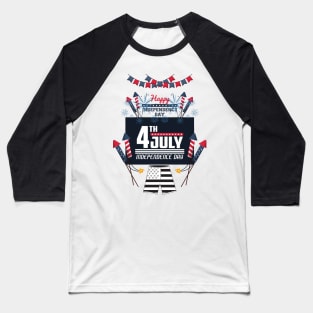 America Day independence Baseball T-Shirt